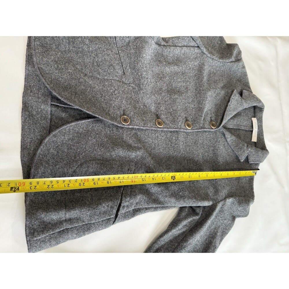 VTG Miu Miu Wool Casual Blazer Gray Sz 42 Jacket Italy Minimalist *READ! - Picture 9 of 14